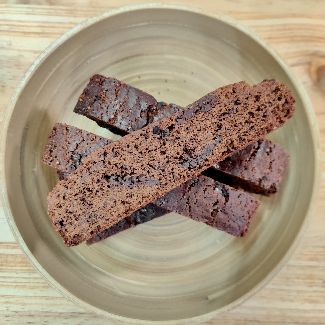 Biscotti au chocolat et à l'espresso