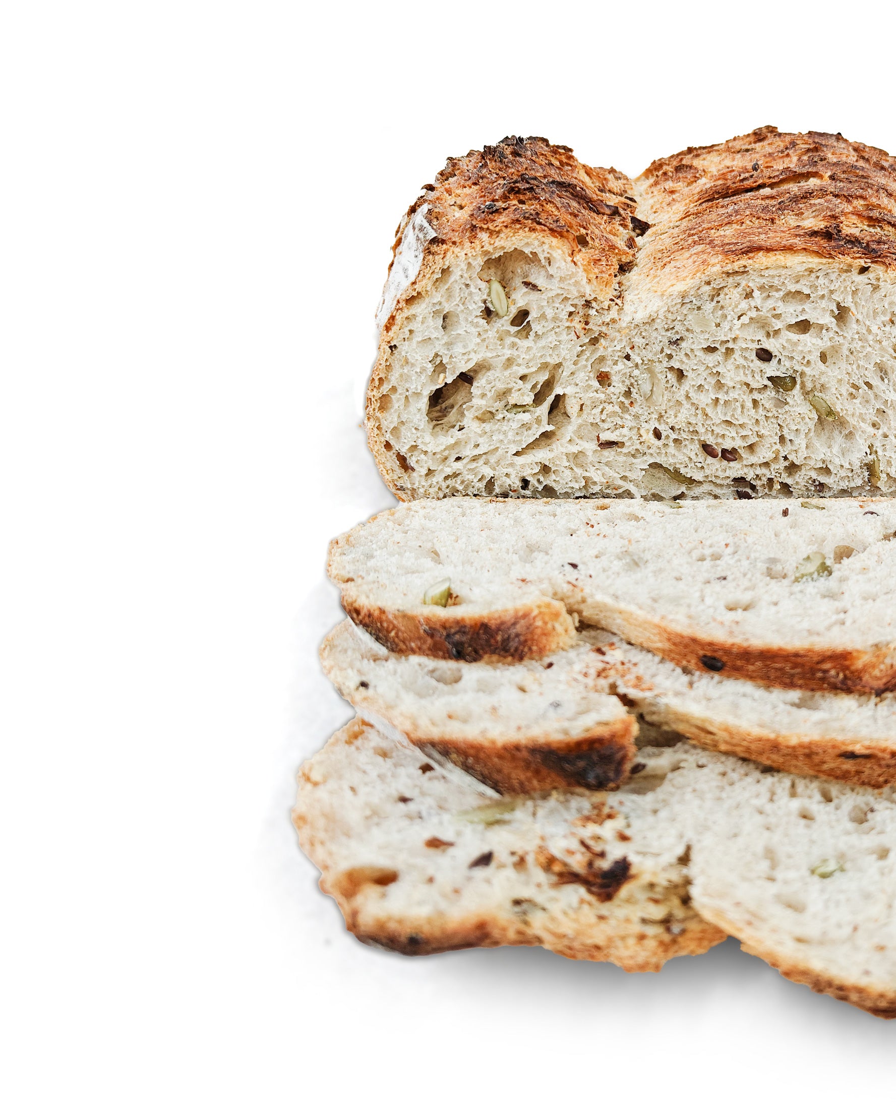 Pain au levain multigrains