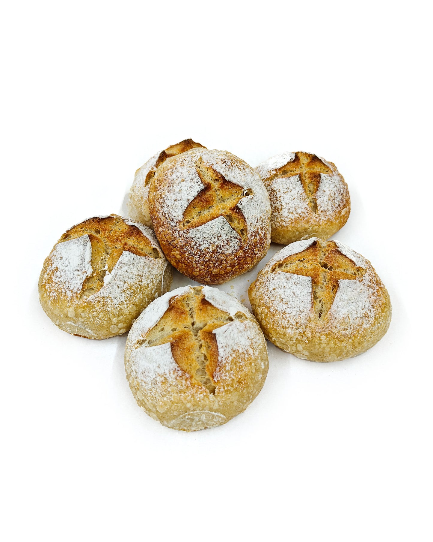 Sourdough Swiss Bürli Rolls